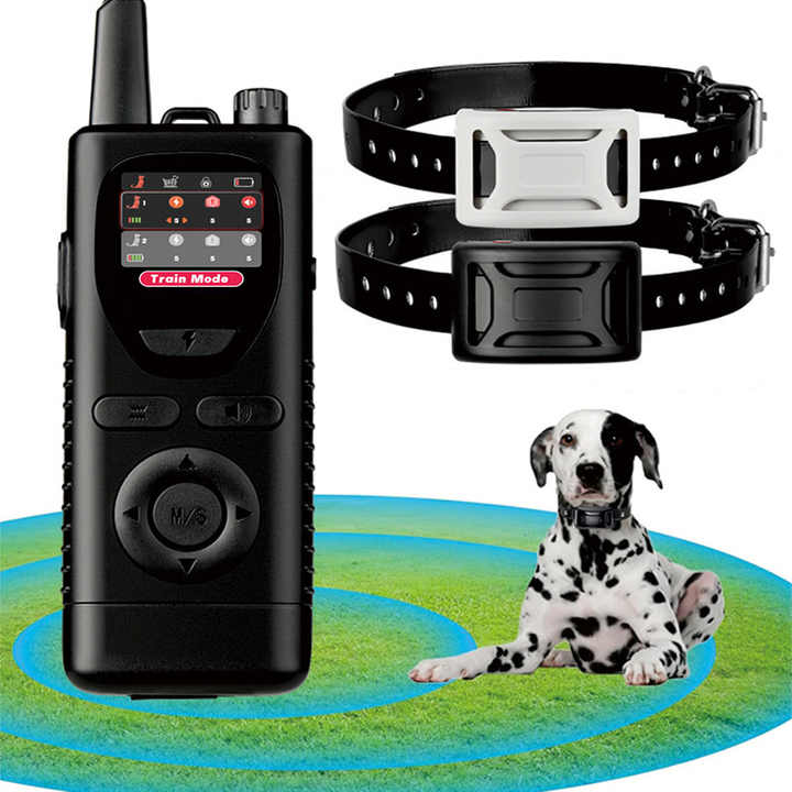 2-in-1 Wireless Dog Fence & No-Bark Collar - 300M Range & IP67 & 2-Dog System