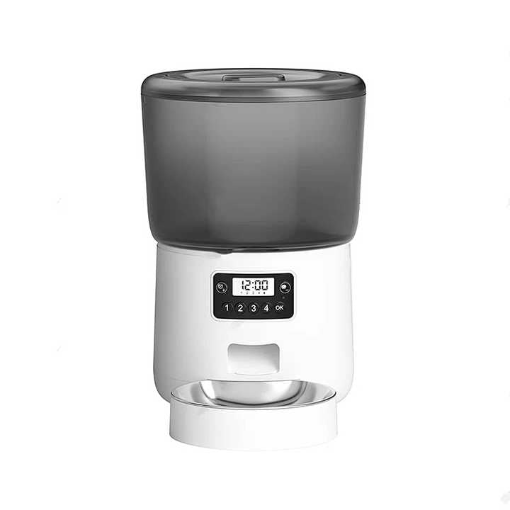 Smart WiFi Pet Feeder 4L - Auto Food Dispenser for Cats & Dogs with Tuya APP Control, Timed Feeding & Portion Control