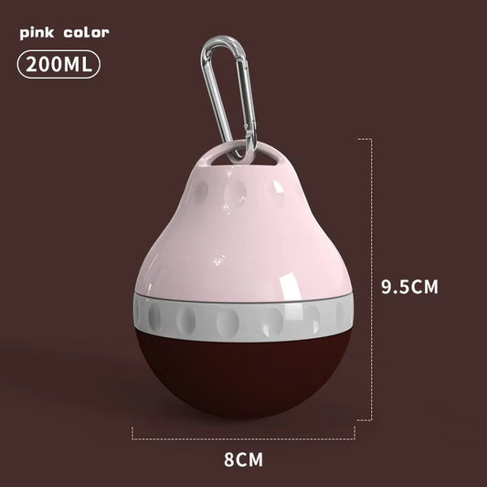 Collapsible Pet Water Bottle Portable Outdoor Cat/Dog Feeder & Water Dispenser