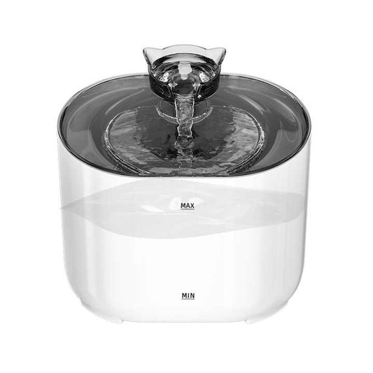 Intelligent Cats & Dogs Fountain Pro: Motion-Activated Flow, 180° Detection & 2L Circulation System - Low Energy & Dishwasher Safe