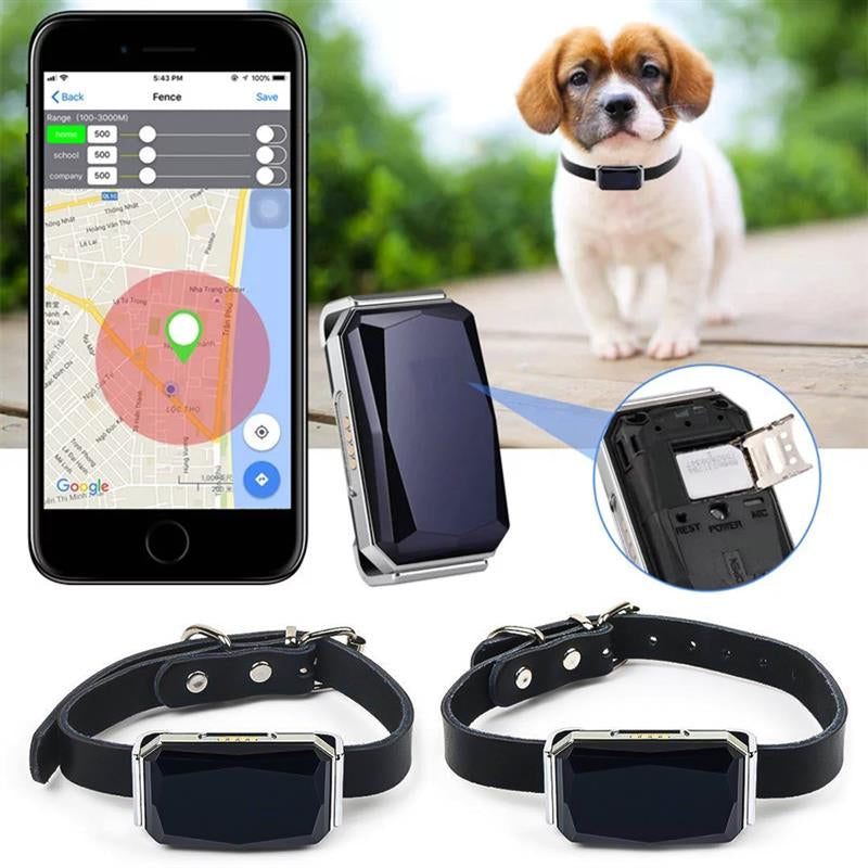 4G LTE GPS Pet Tracker Collar - Waterproof Dog & Cat Location Tracker, Anti-Loss Device