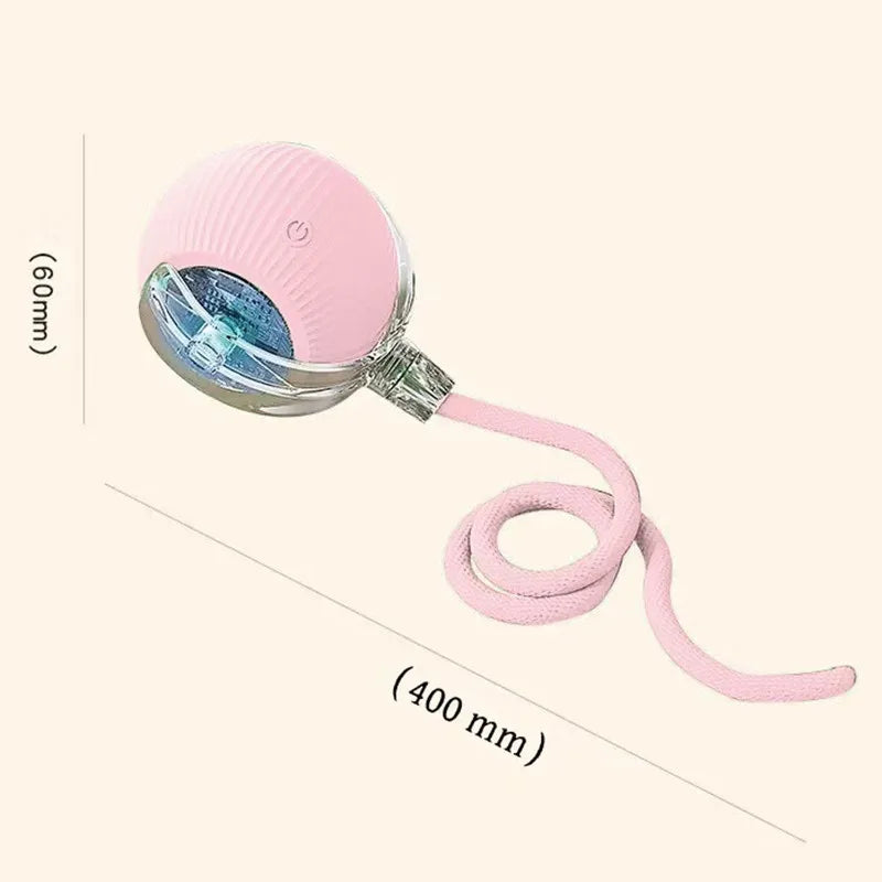 Smart Bouncing Ball - Self-Rolling Chew Proof Toy for Dogs & Cats, Automatic Pet Entertainment Ball with Jumping Motion