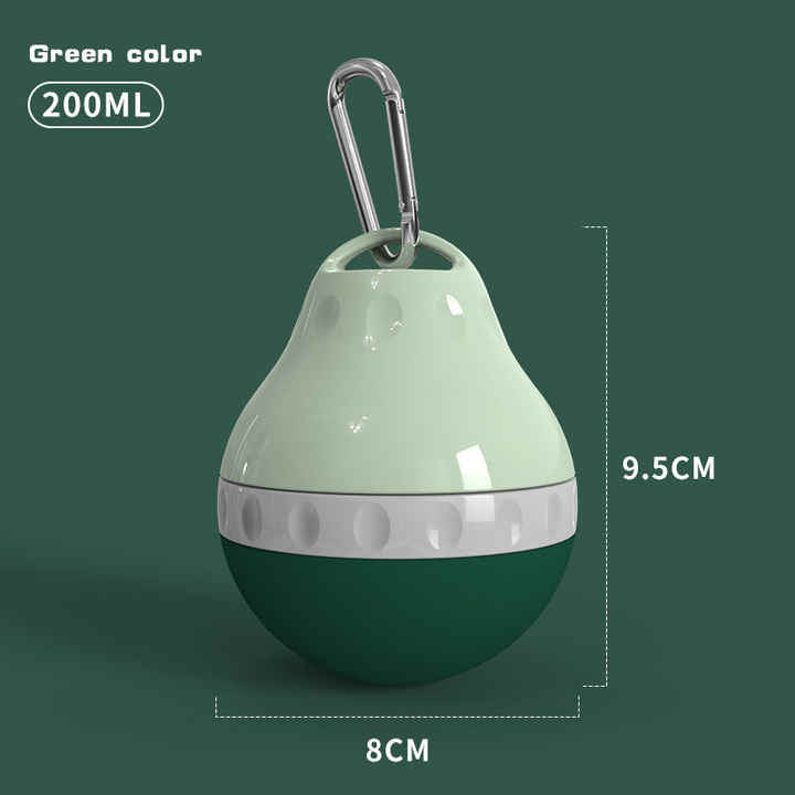 Collapsible Pet Water Bottle Portable Outdoor Cat/Dog Feeder & Water Dispenser