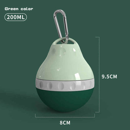 Collapsible Pet Water Bottle Portable Outdoor Cat/Dog Feeder & Water Dispenser