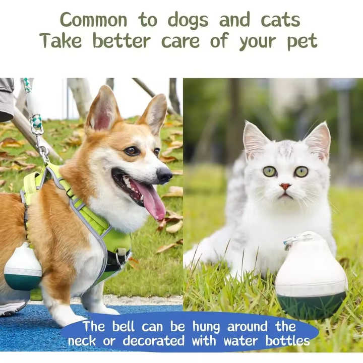 Collapsible Pet Water Bottle Portable Outdoor Cat/Dog Feeder & Water Dispenser