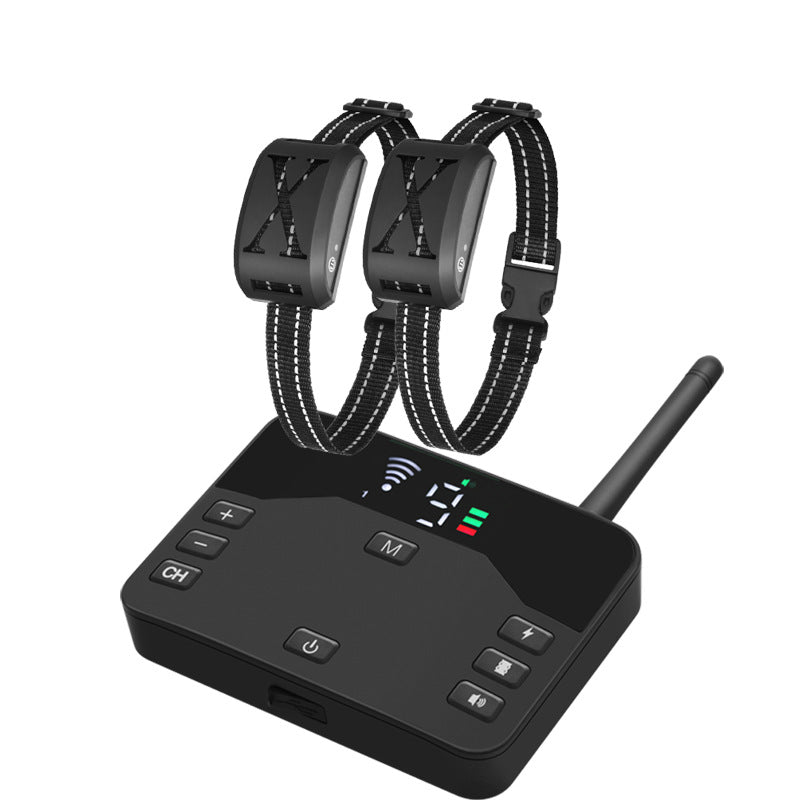 Dual Dog Wireless Fence (2025) - 985ft Electric Fence & Waterproof Training Collar