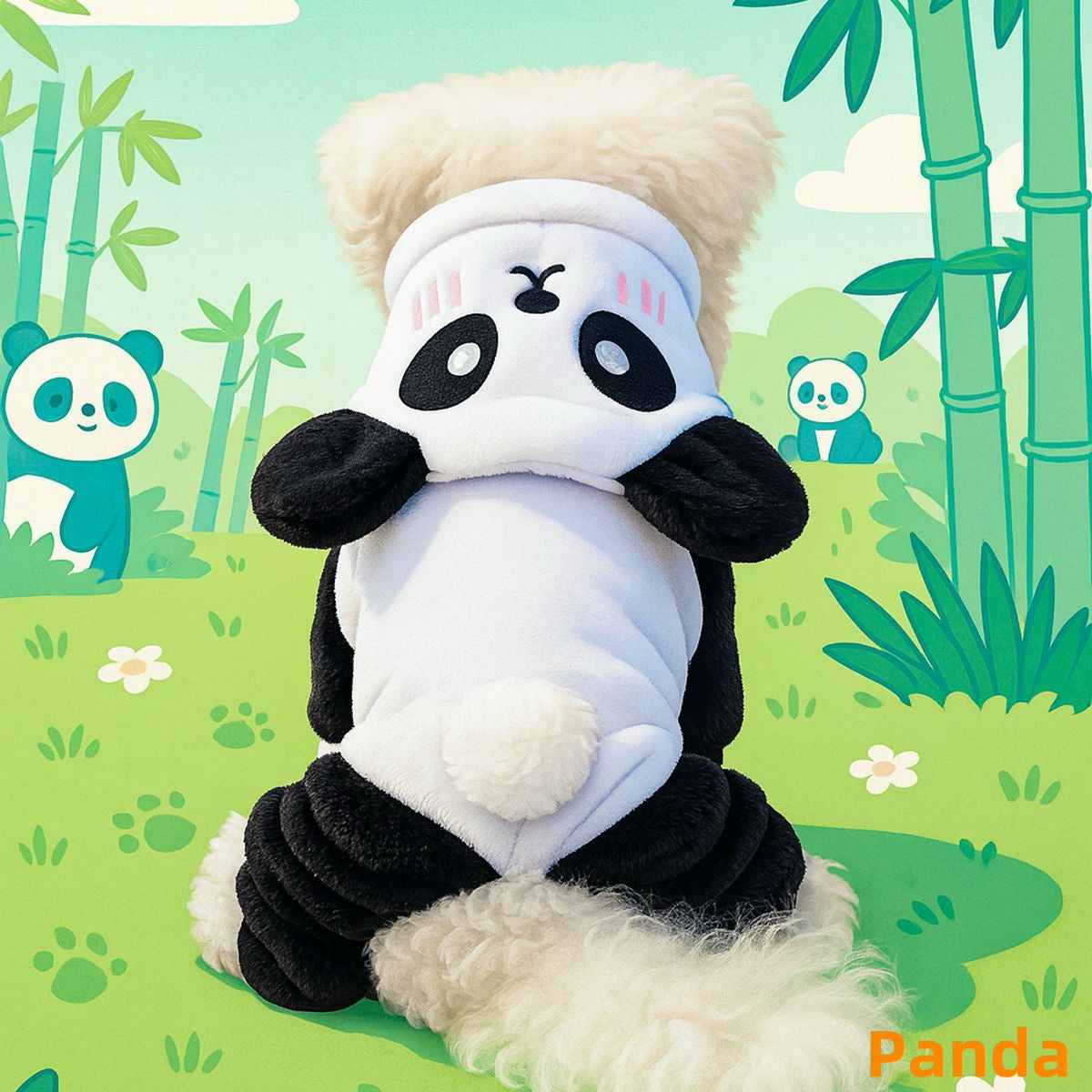 Cartoon Animal Dog Costume- Flannel Dog Onesie