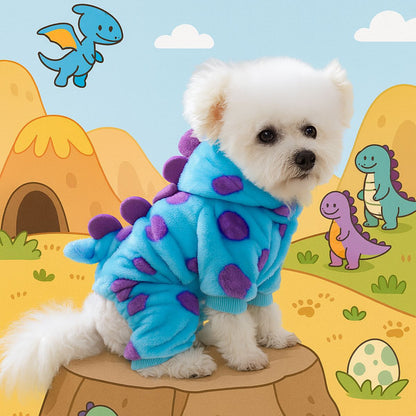 Cartoon Animal Dog Costume- Flannel Dog Onesie
