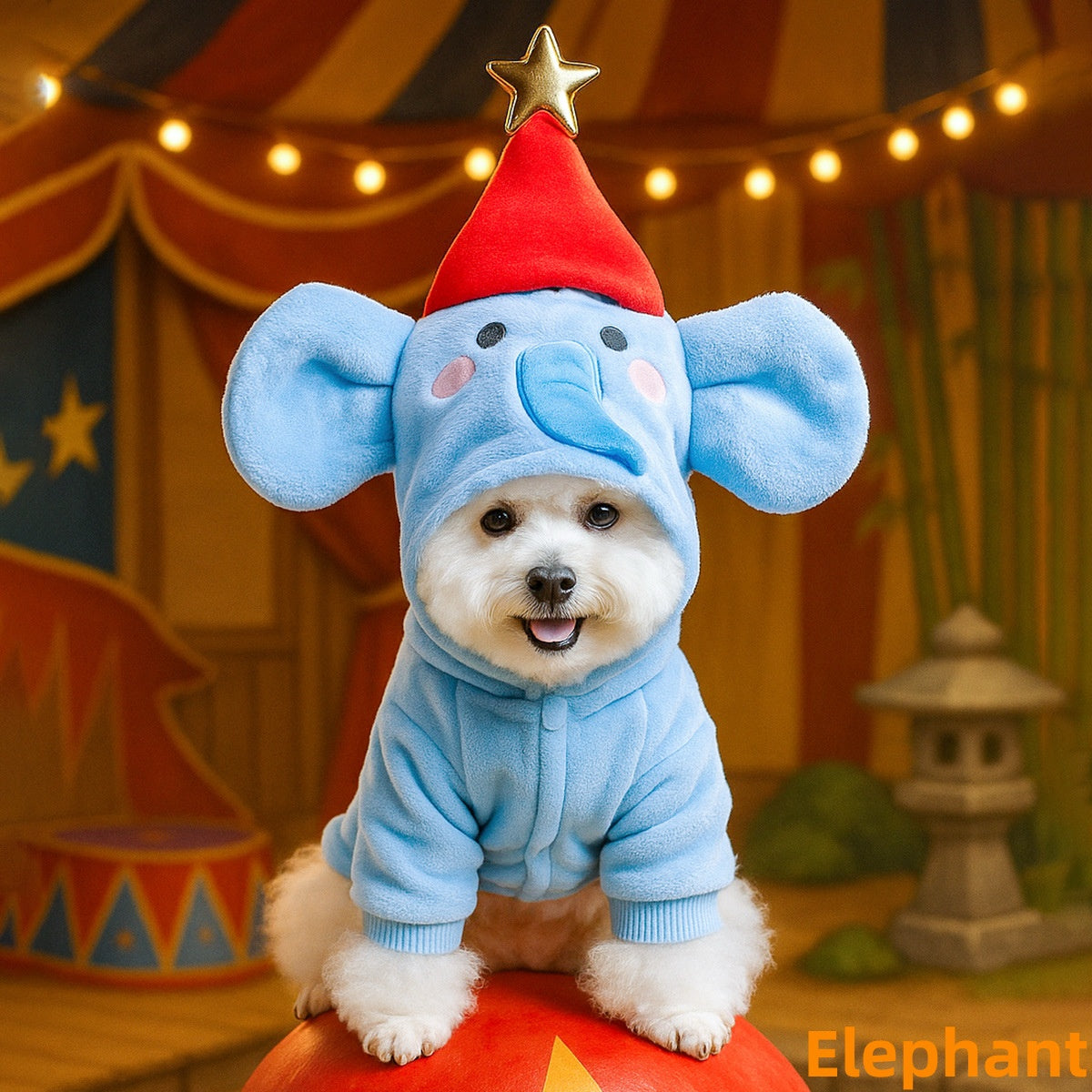 Cartoon Animal Dog Costume- Flannel Dog Onesie