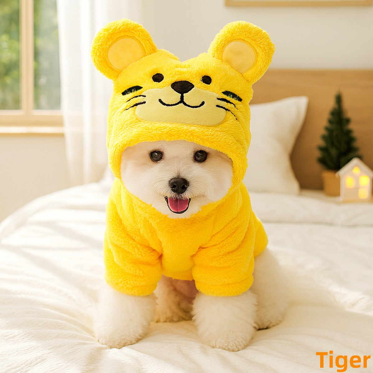 Cartoon Animal Dog Costume- Flannel Dog Onesie